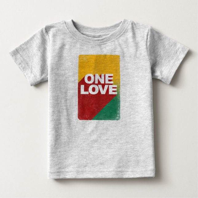 Camiseta Para Bebê Um Poster de amor (Frente)