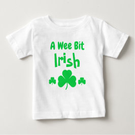 Camiseta Para Bebê Um Pouco Irlandês