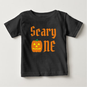 Camiseta Para Bebê Um primeiro aniversario assustador