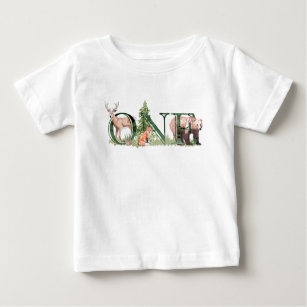 Camiseta Para Bebê Um Primeiro Aniversário, Urso-De-Velho
