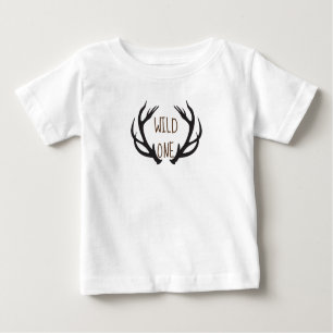 Camiseta Para Bebê Um T infantil selvagem