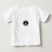 Um t-shirt do sinal de paz