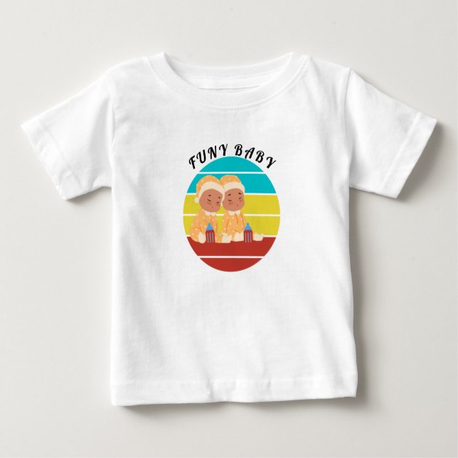 Camiseta Para Bebê Um Único Bebê de primeiro aniversario de Boho de A (Frente)