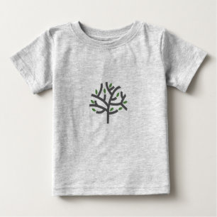 Camiseta Para Bebê Uma árvore verde
