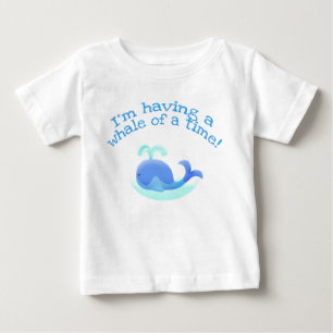 Camiseta Para Bebê Uma baleia de um momento - t-shirt do bebê da