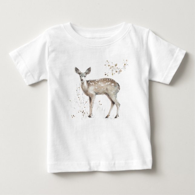 Camiseta Para Bebê Uma caminhada IX da floresta (Frente)