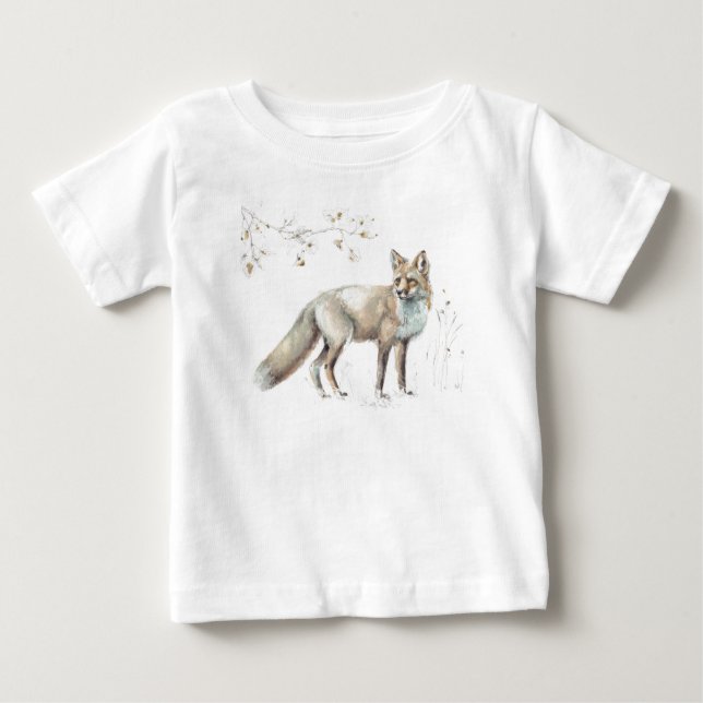 Camiseta Para Bebê Uma caminhada XI da floresta (Frente)