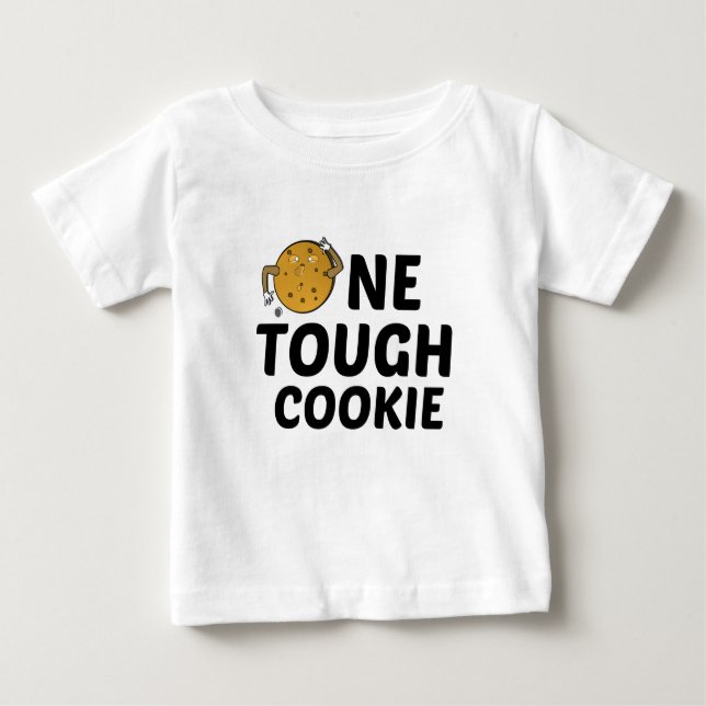 CAMISETA PARA BEBÊ UMA COOKIE DIFÍCIL (Frente)