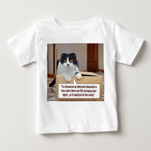 Camiseta Para Bebê Uma dimensão alternativa (Frente)