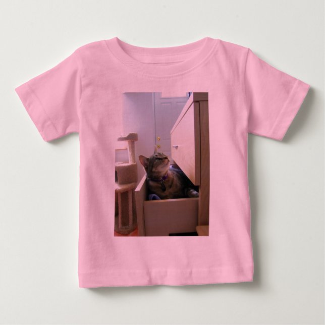 Camiseta Para Bebê Uma Gaveta Para O Indigo (Frente)