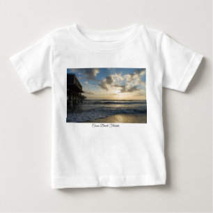 Camiseta Para Bebê Uma Gloriosa Manhã de Praia