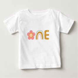 Camiseta Para Bebê Uma Menina Um T-Shirt