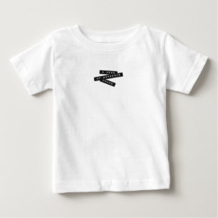 Camiseta Para Bebê Uma Mina De Rótulos De Caos Ingleses