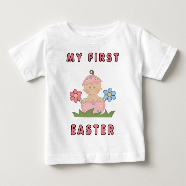 Camiseta Para Bebê Uma Páscoa (Frente)