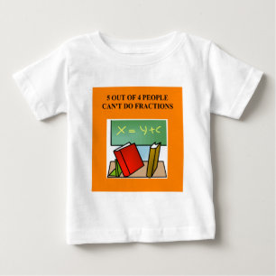 Camiseta Para Bebê uma piada engraçada da matemática