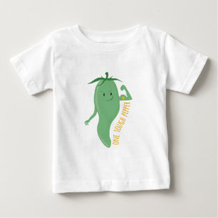 Camiseta Para Bebê Uma pimenta resistente