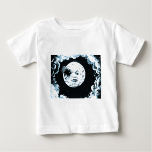 Camiseta Para Bebê Uma viagem à lua