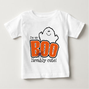 Camiseta Para Bebê UnBOOlievably bonito