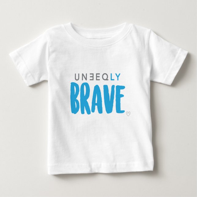 CAMISETA PARA BEBÊ UNEEQLY BRAVE (Frente)