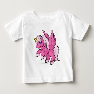 Camiseta Para Bebê Uni Rosa
