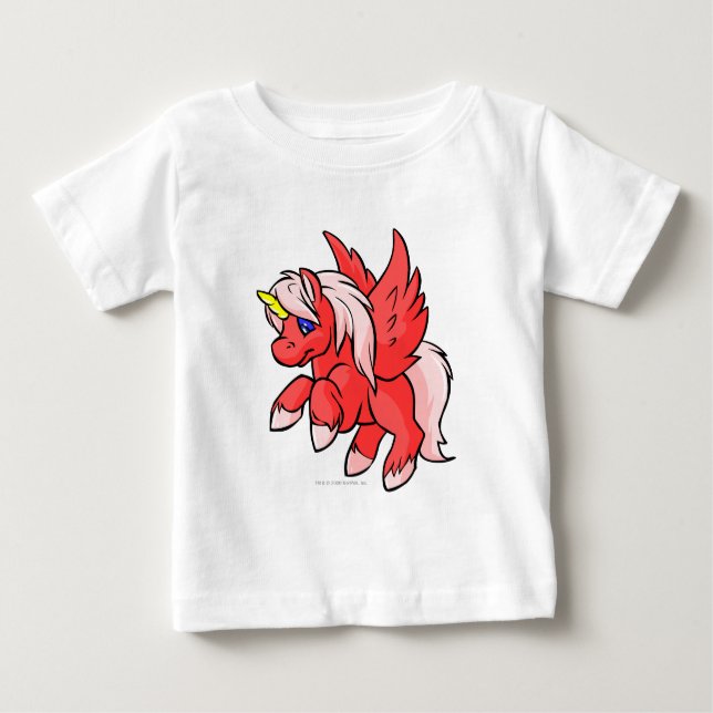 Camiseta Para Bebê Uni Vermelho (Frente)