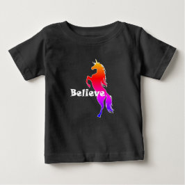 Camiseta Para Bebê Unicorn Creve Design - Baby Fine Jersey T Shirt