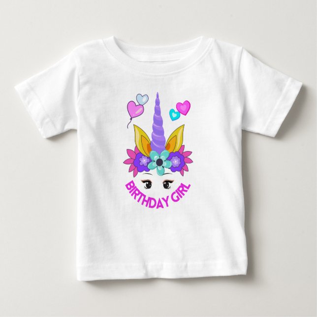 Camiseta Para Bebê Unicorn Diário, Unicorn News (Frente)