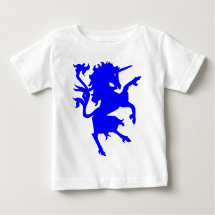 Camiseta Para Bebê Unicorn Rampant