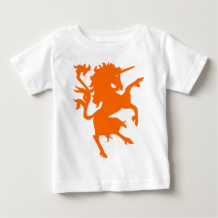 Camiseta Para Bebê Unicorn Rampant