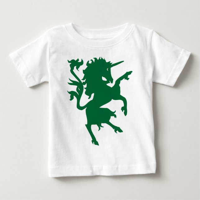 Camiseta Para Bebê Unicorn Rampant (Frente)