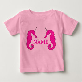 Camiseta Para Bebê Unicorn Seacavalo