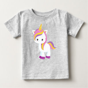 Camiseta Para Bebê Unicórnio Bonito, Pequeno Unicórnio, Unicórnio Kaw