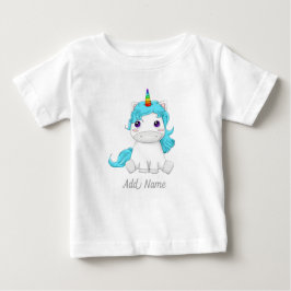 Camiseta Para Bebê Unicórnio engraçado & unicórnio personalizado