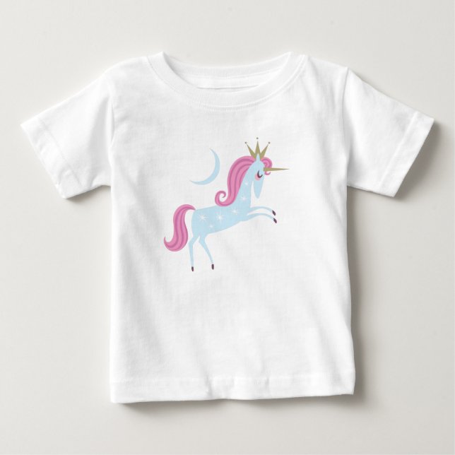 Camiseta Para Bebê unicórnio mágico (Frente)