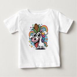 Camiseta Para Bebê Unicórnio Único