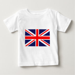 Camiseta Para Bebê Union Jack clássico