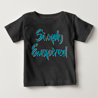 Camiseta Para Bebê Unisex/Boy simplesmente inspirado