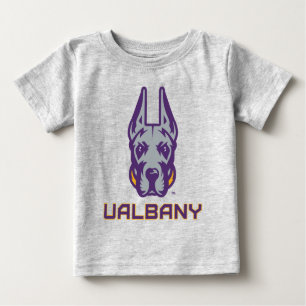 Camiseta Para Bebê Universidade de Albany Great Danes