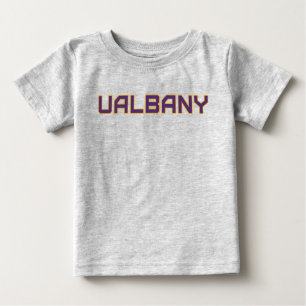 Camiseta Para Bebê Universidade de Albany Wordmark