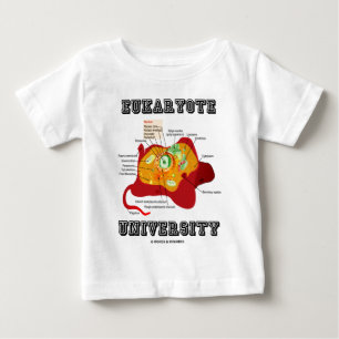 Camiseta Para Bebê Universidade do Eukaryote (pilha animal)