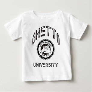 Camiseta Para Bebê Universidade do gueto