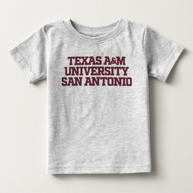 Camiseta Para Bebê Universidade do Texas A&M - San Antonio 3 (Frente)