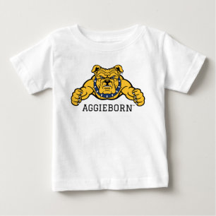 Camiseta Para Bebê Universidade Estadual da Carolina do Norte A&T   B