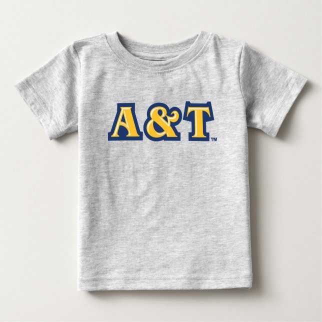 Camiseta Para Bebê Universidade Estadual da Carolina do Norte A&T | M (Frente)