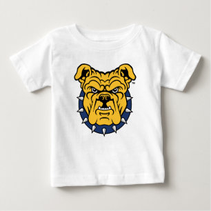 Camiseta Para Bebê Universidade Estadual da NCA&T   Rosto de Buldogue