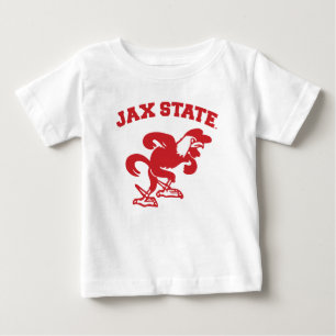 Camiseta Para Bebê Universidade Estadual de Jacksonville JAX State Ga