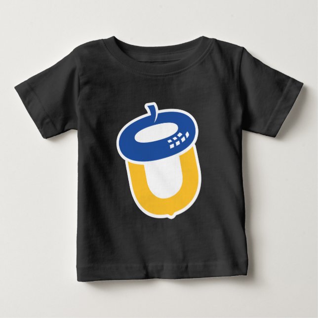 Camiseta Para Bebê Universidade Oakwood (Frente)