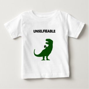 Camiseta Para Bebê Unselfieable T-Rex