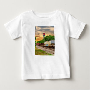 Camiseta Para Bebê Urban Steam Punk Sunset