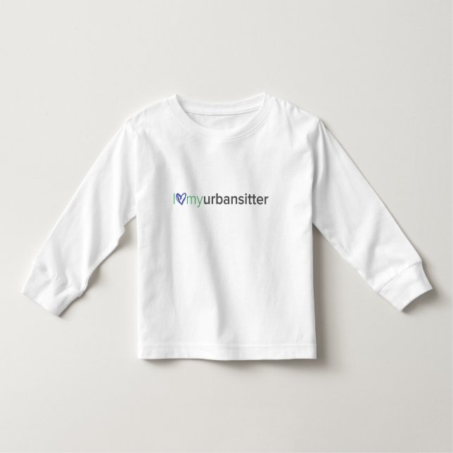 Camiseta Para Bebê UrbanSitter Toddler Long Sleeve T (Frente)